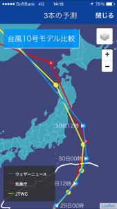 「3本の予測モデル」サンプル